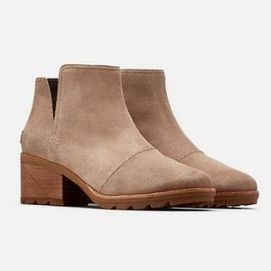Sorel Cate Cut Out Boots Booties Ankle Boots Ash Brown 6